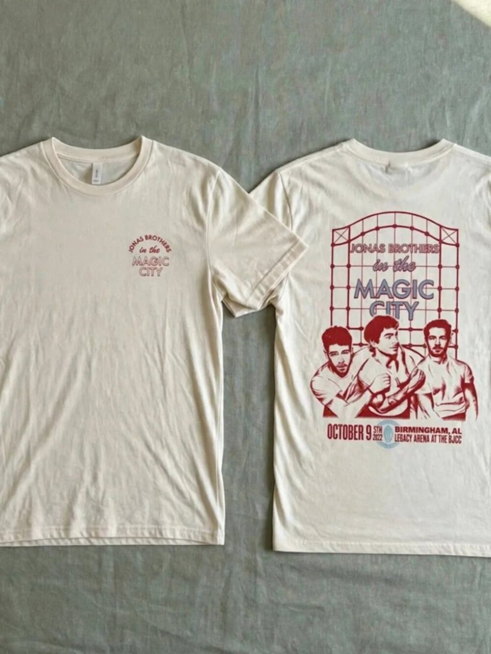 Jonas Brothers In The Magic City Birmingham Concert T-Shirt S-4XL